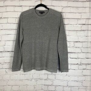 Michael Kors men’s wool blend gray long sleeve sweater Size Medium